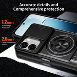 OPPO A6x 4G / 5G Camera Sliding Window Magnetic Shockproof Phone Cover - Noco