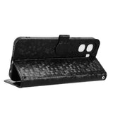 OPPO A6x 4G / 5G Honeycomb Texture Leather Phone Case With Card Slots - Noco