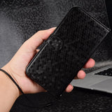 OPPO A6x 4G / 5G Honeycomb Texture Leather Phone Case With Card Slots - Noco