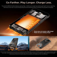 OUKITEL G3 Rugged Phone | 16GB RAM + 128GB | 6300mAh Battery 6’’ HD Display - Oukitel