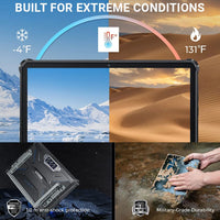 Oukitel RT7 Titan 5G Rugged Tablet 32000mAh Battery 12GB RAM+256GB 10.1in FHD+ Screen Carry Handle - tablet Oukitel