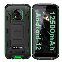 Oukitel WP18 Pro 4G Rugged Phone Huge 12500mA Battery 4GB RAM + 64GB 5.93in HD + Display Android 12 - Green - Oukitel
