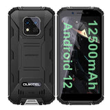 Oukitel WP18 Pro 4G Rugged Phone Huge 12500mA Battery 4GB RAM + 64GB 5.93in HD + Display Android 12 - Black - Oukitel