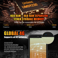 OUKITEL WP32 Rugged 4GB RAM+128GB 6’ HD Display 6300mah Battery