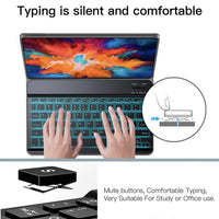 Lenovo P11/P11 Plus Bluetooth Keyboard and Mouse Folio Cover LED backlight - Cover Noco