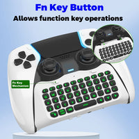 P5172 PS5 Controller Bluetooth Wireless Keyboard - Black - Noco