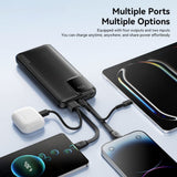 Essager ESD023 20000mAh 22.5W Fast Charging Power Bank with Built-In Type-C and Lightning Cables - Joyroom