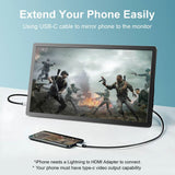 G10 15.6’’ FHD 1920x1080P Portable Monitor Fold-Out Stand Type-C Speakers - Noco