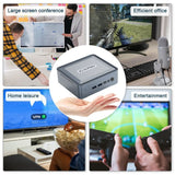 GXMO H56 Mini PC | AMD Ryzen 5 5600H | 16GB RAM 512GB NVMe SSD | Windows 11 Pro - GXMO