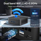 Ninkear N10 Mini PC: Intel N100 Processor 16GB RAM 512GB SSD Windows 11 Pro - BMAX