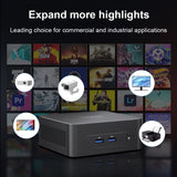 Ninkear N10 Mini PC: Intel N100 Processor 16GB RAM 512GB SSD Windows 11 Pro - BMAX