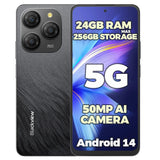 Blackview Shark 9 5G 8GB + 256GB 50MP AI Camera 6.67in Screen 5000mA Battery - Black - Blackview