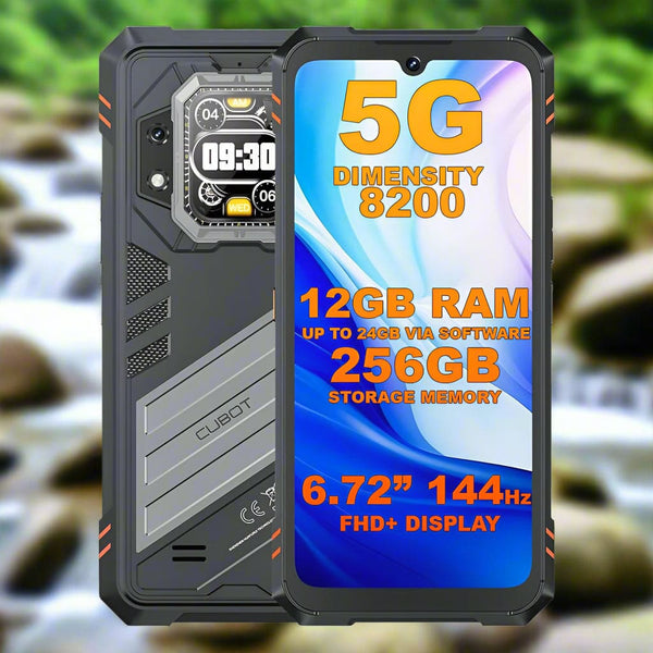 Cubot KingKong Star 2 Rugged 5G Dimensity 8200 Dual Display 12GB RAM + 256GB - Cubot