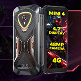 Cubot KingKong Mini 4 Rugged Phone | 4.7’’ Display | 48MP Camera | Camping Light - 6GB RAM + 128GB Storage - Grey - Cubot