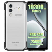 Doogee Blade 10 Max 4G Rugged Phone 10300MAh 8GB RAM + 256GB - Silver - Doogee