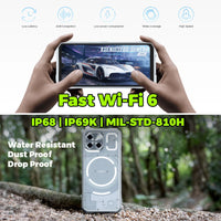 Doogee Blade GT Ultra 5G Rugged Phone 16GB RAM + 512GB 6.72’’ Screen LED Lighting - Black - Doogee