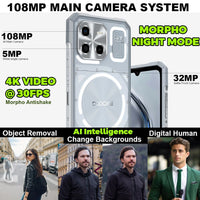 Doogee Blade GT Ultra 5G Rugged Phone 16GB RAM + 512GB 6.72’’ Screen LED Lighting - Black - Doogee