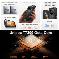 Doogee Fire 3 Ultra Rugged Phone 6GB + 256GB 8350mAh 5.5’’ Display 20MP Nightvision Camera Doogee