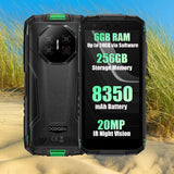 Doogee Fire 3 Ultra Rugged 6GB + 256GB 8350mAh 5.5’’ Display 20MP Nightvision Camera - Black and Green - Doogee