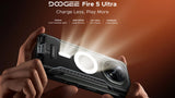 Doogee Fire 5 Ultra Rugged Phone | 13000mAh Battery | 8GB RAM + 256GB | Camping Lights - Doogee