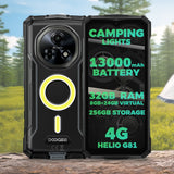 Doogee Fire 5 Ultra Rugged Phone | 13000mAh Battery | 8GB RAM + 256GB | Camping Lights - Doogee
