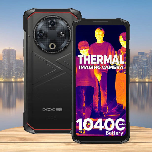 Doogee Fire 6 Thermal Camera 4G Rugged Phone 10400mAh 6GB RAM + 256GB Storage - Doogee