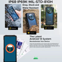 Doogee Fire 6 Thermal Camera 4G Rugged Phone 10400mAh 6GB RAM + 256GB Storage - Doogee