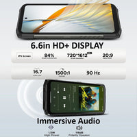 Doogee Fire 6 Thermal Camera 4G Rugged Phone 10400mAh 6GB RAM + 256GB Storage - Doogee