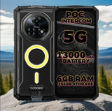 Doogee Fire 7 Pro 5G Rugged Phone | 13000mAh | POC Intercom | 6GB RAM + 256GB | Camping Lights - Doogee