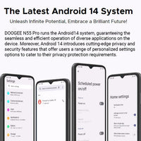 Doogee N55 Pro 6GB + 256GB 4G Mobile 6.56in Display 5150mAh Battery - Doogee