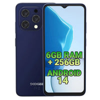 Doogee N55 Pro 6GB + 256GB 4G Mobile 6.56in Display 5150mAh Battery - Blue - Doogee