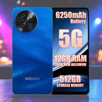 DOOGEE Note59 Pro+ 5G Smartphone | 12GB RAM 512GB ROM 6250mAh Battery Android 15 - Blue - Doogee