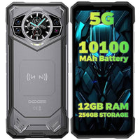 Doogee S200 5G Rugged 10100mA Battery 12GB RAM + 256GB 6.72’’ FHD + Display - Grey - Doogee