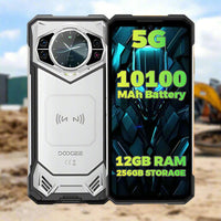 Doogee S200 5G Rugged 10100mA Battery 12GB RAM + 256GB 6.72’’ FHD + Display - Silver - Doogee