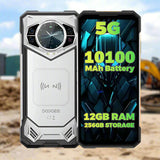 Doogee S200 5G Rugged 10100mA Battery 12GB RAM + 256GB 6.72’’ FHD + Display - Silver - Doogee