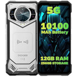 Doogee S200 5G Rugged 10100mA Battery 12GB RAM + 256GB 6.72’’ FHD + Display - Silver - Doogee