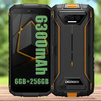 Doogee S41 Max Rugged Phone 6GB + 256GB 6300mAh 5.5’’ Display NFC - Orange - Doogee