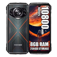 Doogee S Cyber 4G Rugged Phone 10800mAh Battery 8GB + 256GB 6.58’’ FHD + Display - Red - Doogee