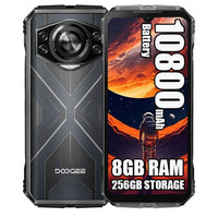 Doogee S Cyber 4G Rugged Phone 10800mAh Battery 8GB + 256GB 6.58’’ FHD + Display - Silver - Doogee