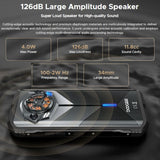 Doogee S Punk 4G Rugged Phone 4W Speaker LED Lights 10800mAh Battery - 3 Year Warranty - Doogee