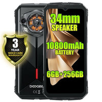 Doogee S Punk 4G Rugged Phone 4W Speaker LED Lights 10800mAh Battery - 3 Year Warranty - Doogee