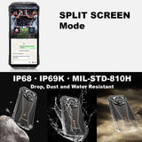 Doogee S Punk Pro 4G Rugged Phone 8GB + 512GB 4W Speaker LED Lights 10800mAh Battery - Doogee