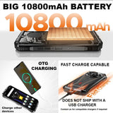 Doogee S Punk Pro 4G Rugged Phone 8GB + 512GB 4W Speaker LED Lights 10800mAh Battery - Doogee