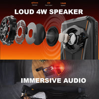 Doogee S Punk Pro 4G Rugged Phone 8GB + 512GB 4W Speaker LED Lights 10800mAh Battery - Doogee