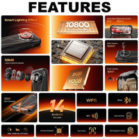 Doogee S Punk Pro 4G Rugged Phone 8GB + 512GB 4W Speaker LED Lights 10800mAh Battery - Doogee