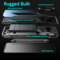 Doogee V40 Pro 5G Rugged Phone 16GB + 512GB 6.78’’ Display 200MP AI Camera 1.47’’ Rear Screen 8680mA Battery Android 14 - Doogee