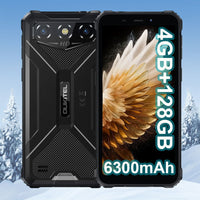 OUKITEL G3 Rugged Phone | 16GB RAM + 128GB | 6300mAh Battery 6’’ HD Display - Black - Oukitel