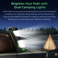 Oukitel G5 Rugged Phone 6300mAh Battery 4GB RAM + 128GB Camping Light - Black - Oukitel
