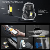 Oukitel WP100 Titan 5G Rugged Projector Phone 33000mAh Battery 16GB RAM + 512GB Camping Light - Black - Oukitel