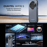 OUKITEL WP35s 4G Rugged 6GB RAM + 256GB 6.56’’ HD + Display 11000mah Battery - Oukitel